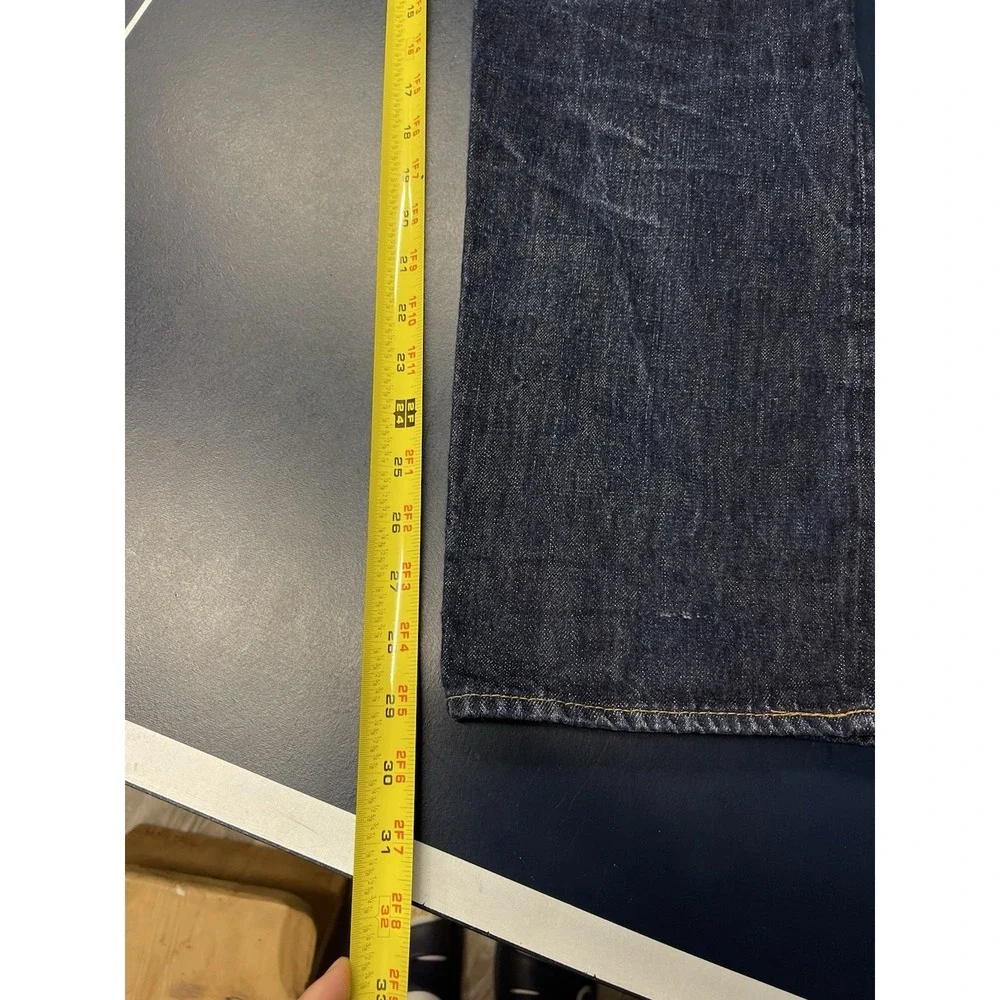Orslow Lot 105 Japanese Selvage Denim Jeans Size S(1) Dark Blue 30x29